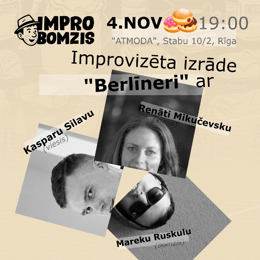 Berlīneri izrādes plakāts