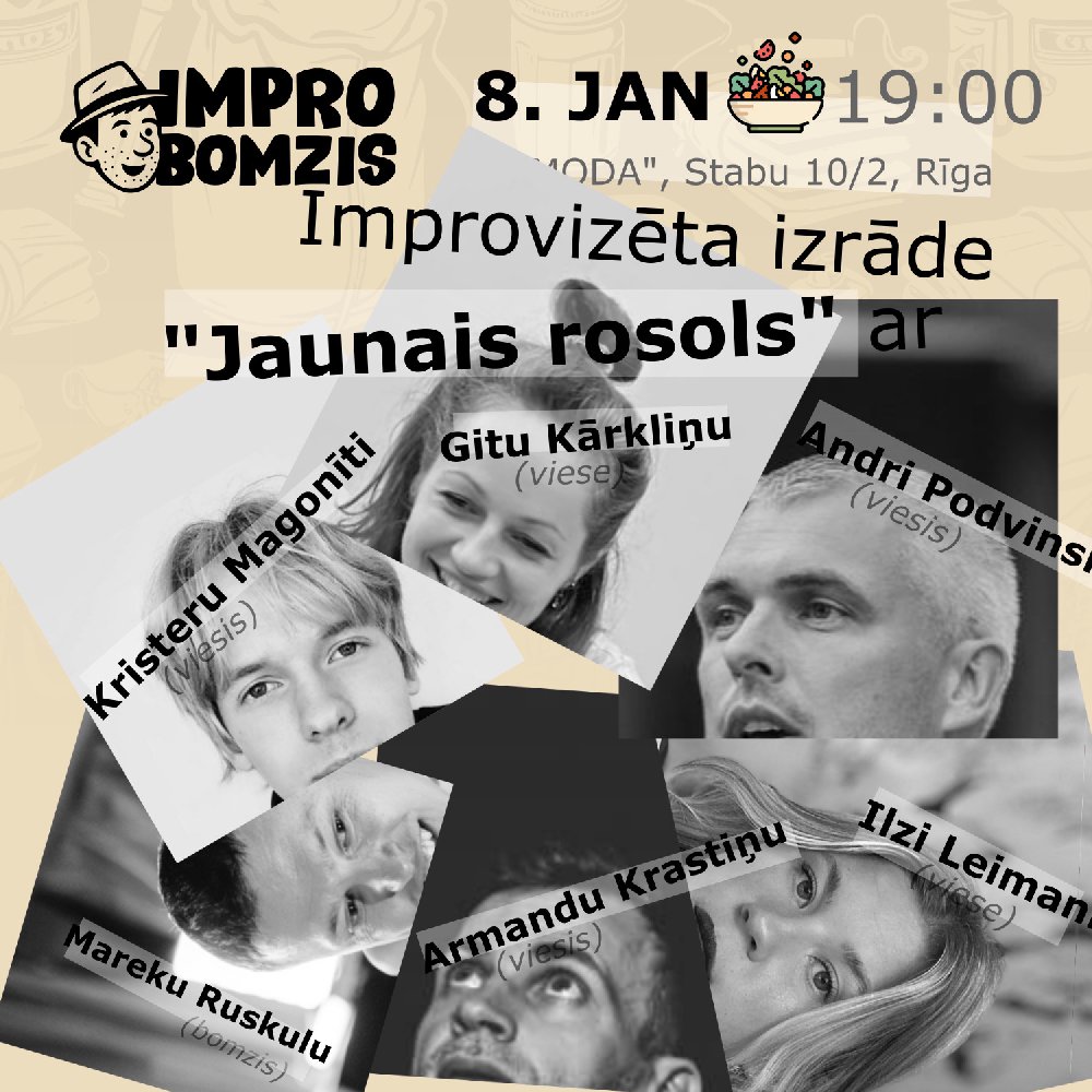 Jaunais rosols izrādes plakāts